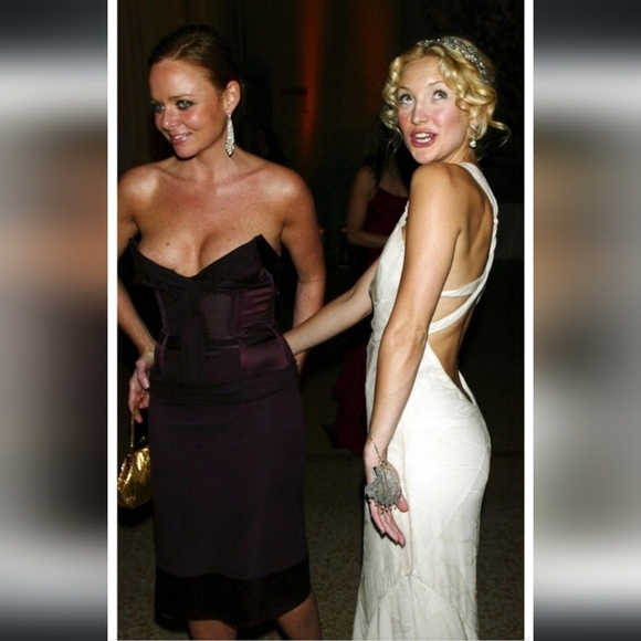Archival STELLA MCCARTNEY Vogue x Met Gala × AW03 Runway Corset Dress Y2K SJP - Picture 11 of 16